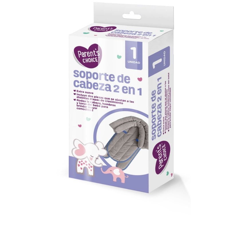 Cojín Soporte De Cabeza Azul Parent's Choice