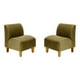 thumbnail image 1 of Set Poltrona Soft 1C Felpa 04 Verde Musgo, 1 of 5