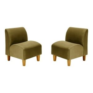 Bodevir - Set Poltrona Soft 1C Felpa 04 Verde Musgo