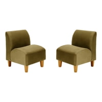 Bodevir - Set Poltrona Soft 1C Felpa 04 Verde Musgo