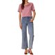 thumbnail image 2 of INSPIRE CHIC Top de Mujer con Cuello de Tortuga de Manga Corta Casual y Elástico XL Rojo, 2 of 6