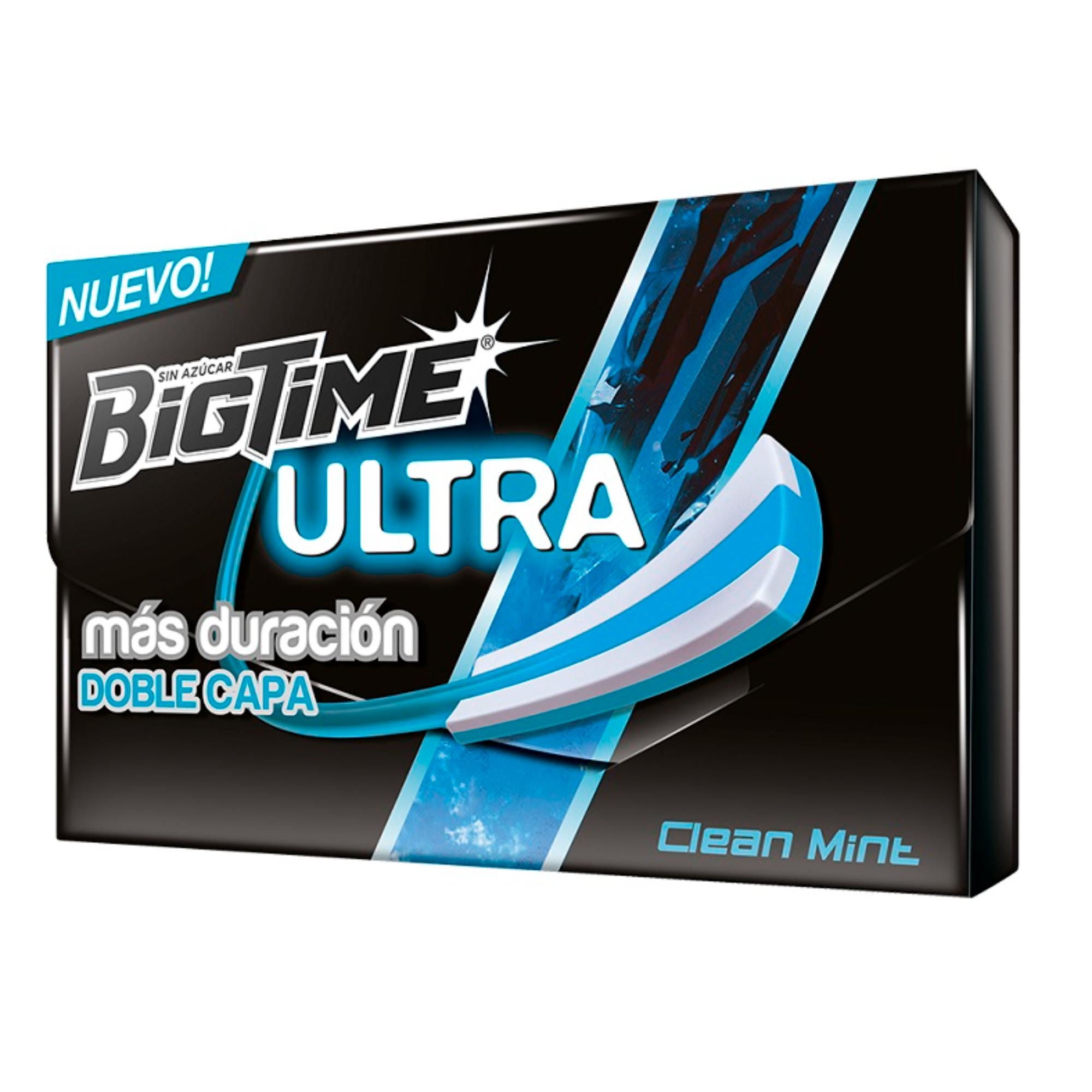 Chicle Bigtime Ultra Clean 24 g Arcor