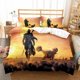 thumbnail image 1 of Yoda Master Duvet Cover Set Bedding Set 100% Polyester 3D Digital King Size Print Pillowcase Duvet Cover Kids Gift Set Bed Sheets, 1 of 5