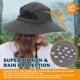 thumbnail image 5 of Gorra impermeable Sun Hat EINSKEY Bucket Safari para hombre, 5 of 8