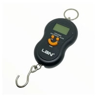Totalupgrate - Balanza Peso Portatil De Gancho 50Kg Negro Lbs100 Lbn