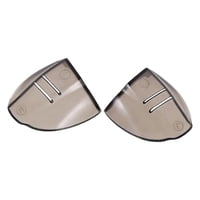 Magideal - 2 Protectores Laterales Para Paneles Laterales De Gafas, Protectores De Seguridad, Protectores Oculares Extraíbles De Fácil Instalación Sin Herramient Negro Translúcido