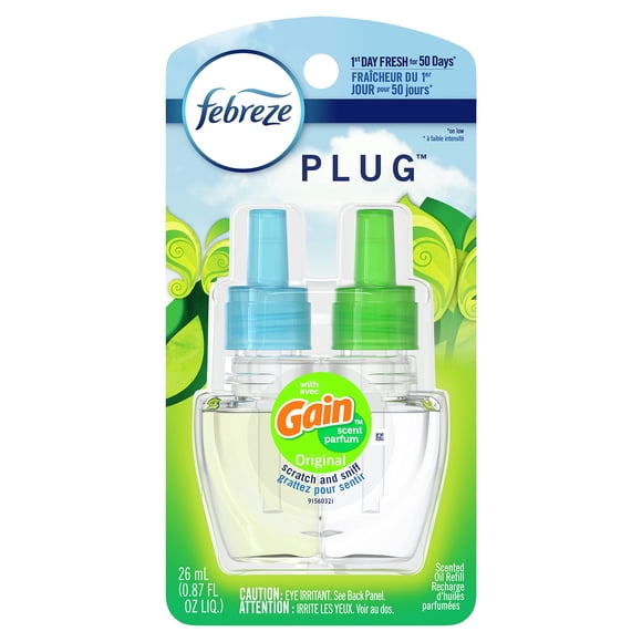 Aceite ambientador Febreze Plug In Recargo Gain Scent 26 ml