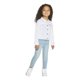 thumbnail image 4 of Chaqueta Levi's Denim Trucker Blanca para Niñas 3T, 4 of 5