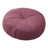 Magideal - Cojín De Suelo Redondo, Cojín De Meditación, Decoración Suave, Cojín De Asiento De Suelo Para Adultos Y, Para Interior Y Exterior, Oficina, Sala De Es Violeta