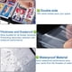thumbnail image 5 of Carpeta para cartas Tyyfnn de 9 bolsillos con 50 fundas, capacidad para 900 cartas, 5 of 7