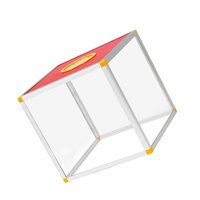 Magideal - Box Lucky Draw Box Riffle Caja De Comentarios Multipurpose Box De Lotería Box De Donación Para La Reunión Anual De La Votación De Recaudación De Fondo 20X20X20Cm