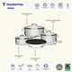thumbnail image 3 of Batería de Cocina en Acero (18/10) 4 Piezas Tramontina Solar, 3 of 7