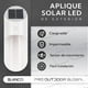 thumbnail image 2 of Aplique Led Solar Para Exterior Blanco azul, 2 of 6