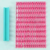 Genérico - Set Marcador Para Fondant Galletas Diseño Letras Reposteria