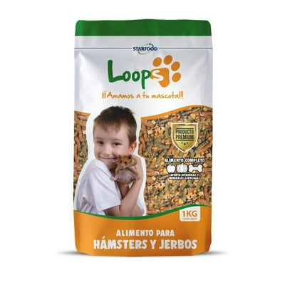 Alimento Para Hámsters Y Jerbos Bolsa 1 Kg Loops