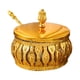 thumbnail image 3 of Tarro Decorativo Dorado, Elegante Barril De Aperitivos Y Dulces Para Oficina, Cocina Y Hogar, 3 of 3