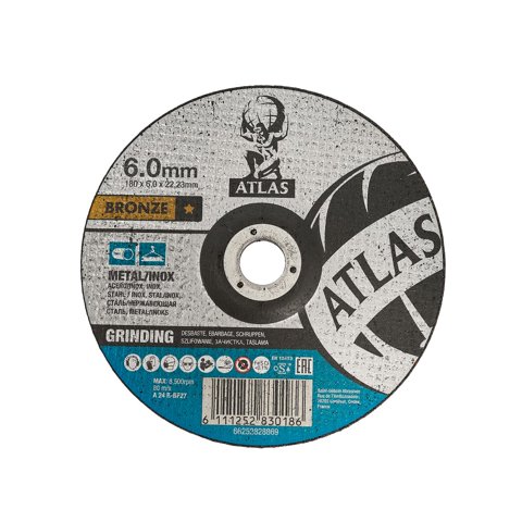 Atlas - Disco De Desbaste Metal 4 1/2 Pulg