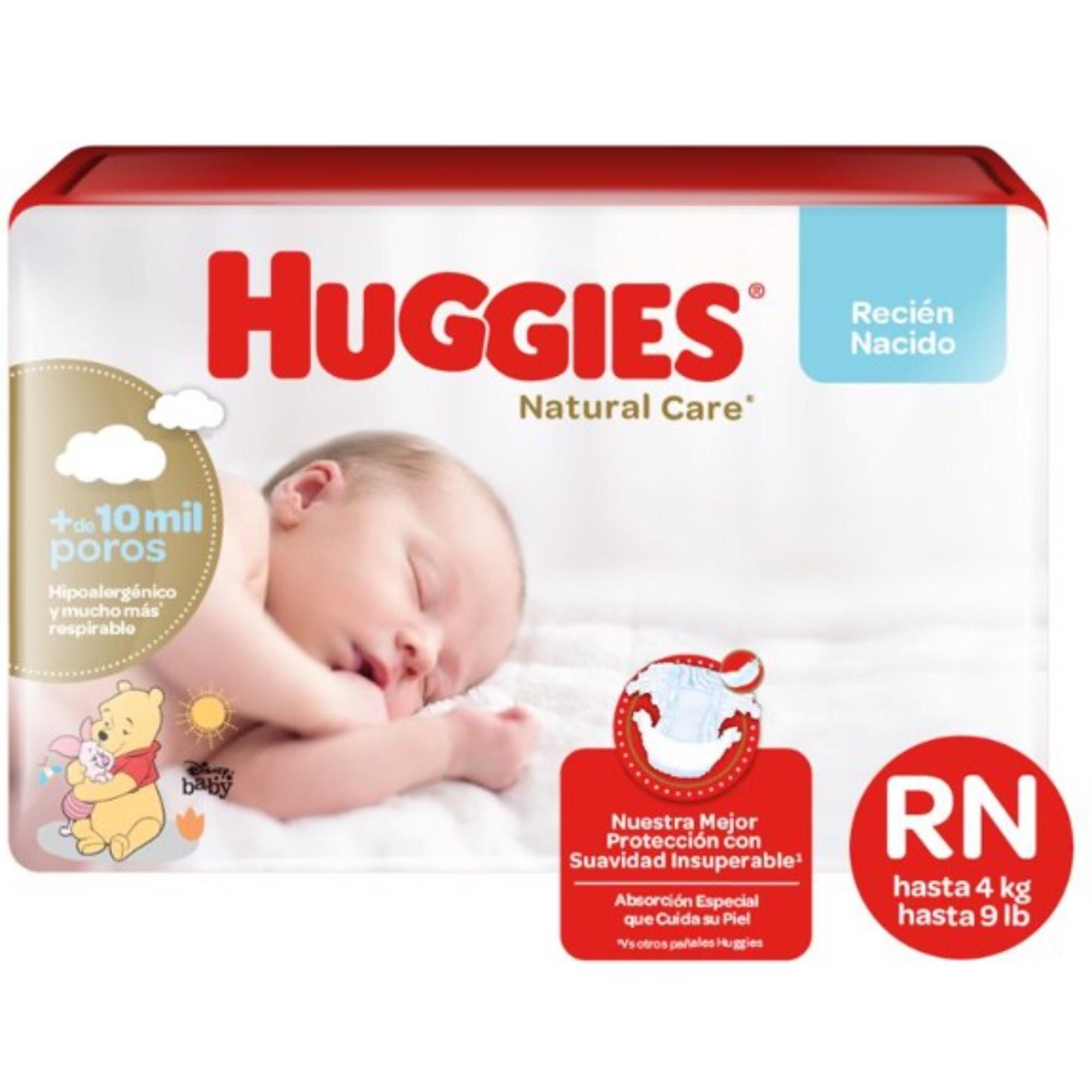 Pañales Natural Care Rn 34 Un 34 Un Huggies