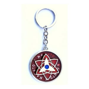 Total Click - Llavero Metalico Premium Sasuke Naruto Anime 5Cm