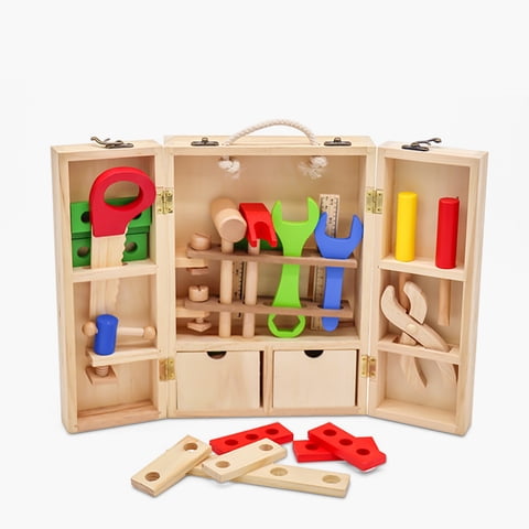 Form Design - Maleta De Herramientas Infantil De Madera Pablo Multicolor