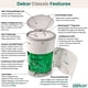 thumbnail image 2 of Diaper Dekor EKO Classic Diaper Pail, White Only, Eco-Friendly, 2 of 3
