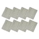 thumbnail image 1 of Disposiciones De Material De Mesa De Arena En Miniatura De Azulejo Corrugado De Cobertizo De Acero De 8 Piezas, 1 of 5