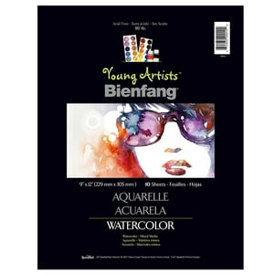 Block Bienfang Para Acuarela Young Artist 22X30Cm 10Hj 110Gr
