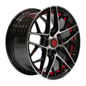 Pw Motor Sport - Set 4 Llantas 15X7 4X100/4X114 Et35 Hurracan Bm-Uc-Red