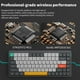 thumbnail image 4 of Teclado mecánico nuphy Air75 V2 75% inalámbrico gris Gateron Aloe, 4 of 7