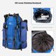 thumbnail image 5 of Mochila Bseash impermeable de 60 litros para senderismo y acampada con funda para lluvia, 5 of 9