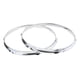 thumbnail image 4 of 1 par Snare Drum Hoop Ring Rim para instrumento de percusión 13 pulgadas 6 orificios, 4 of 5