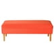 thumbnail image 1 of Banqueta Provenza Liso 2c Felpa 04 Naranja, 1 of 2