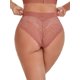 thumbnail image 3 of INSPIRE CHIC Bragas de Encaje de Corte Alto para Mujer Cobertura Completa de Cintura Alta Bragas de Encaje 3X-Large Naranja Oscuro, 3 of 4