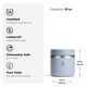 thumbnail image 5 of Tarro de comida Hydro Flask 591 ml aislado con acabado abedul, 5 of 6