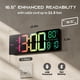 thumbnail image 5 of Reloj de pared EASYERA digital grande de 16,5 pulgadas con mando a distancia, 5 of 7