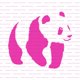 thumbnail image 5 of Plantilla de panda reutilizable de mylar para manualidades, 5 of 5