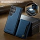 thumbnail image 2 of AutSpace Funda para Samsung Galaxy S24 Ultra 5G, Bloqueo RFID, Cuero PU, Compatible con MagSafe, Billetera Desmontable 2 en 1 con Tarjetero, Soporte, Cubierta Protectora Magnética, Azul, 2 of 9