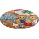 thumbnail image 1 of El Vecindario de Daniel Tigre Alfombra Redonda de Felpa Coral, Antideslizante, No Desprende Pelusas, Lavable y Duradera para Salón, Dormitorio y Habitación de Niños 60cm, 1 of 6