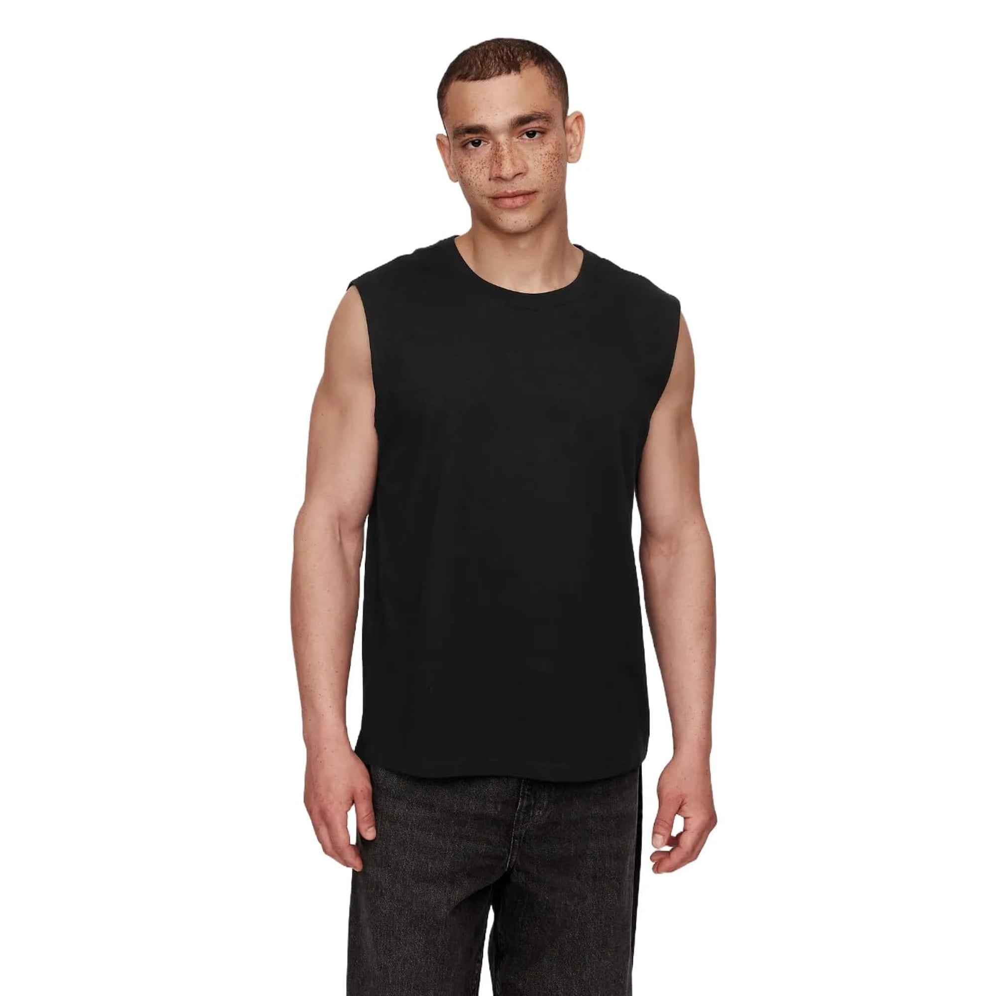 Tank Top Suave Para Hombre De Uso Diario Gap Negro Talla 1 L
