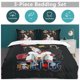 thumbnail image 5 of FRANKY Bed Duvet Cover Funny Anime Cartoon Bedding Sets Lightweight 3 Piece Comforter Sets, 5 of 5