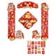 thumbnail image 3 of Coplas De Primavera Coplas De Año Nuevo De Papel Rojo Para Suministros De Fiesta De Año Nuevo Estilo De Puerta B, 3 of 3