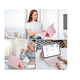 thumbnail image 5 of Funda Con Teclado Español Para Samsung Tab S10 Fe 10.9 Rosado, 5 of 6