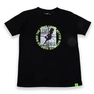 Polera Niño Negro Pillin