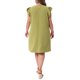 thumbnail image 2 of Agnes Orinda Vestidos de Verano para Mujer Tallas Grandes de Escuela Colegio Manga Volante Cuello Redondo Playa Casual Midi Sundress 4X Verde, 2 of 8