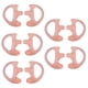 thumbnail image 1 of 5 Pares De Auriculares De Silicona Para Auriculares De Tubo Acústico Encubierto De Radio De 2 Vías Rosa, 1 of 5