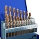 thumbnail image 1 of Juego de brocas MACXCOIP Cobalt M35 de acero de alta velocidad, 21 piezas, 1 of 7