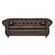 thumbnail image 1 of Sofá 3 Cuerpos CHESTERFIELD Chocolate, 1 of 3