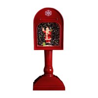 Bothyi - Bola De Nieve Navideña, Linterna De Agua Con Purpurina Y Remolino Para Escritorio, Hogar, Cafetería, Papá Noel