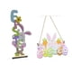 thumbnail image 1 of 2 Adornos De Madera De Primavera De Pascua Para El Hogar Regalo Estatua Arte Artesanía Granja, 1 of 2