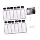 thumbnail image 5 of Botellas De Vidrio Con Tapa, Transparentes, Para Muestras De Laboratorio, Jugos Y Salsas, 12 Unidades, 2 Oz, 5 of 5